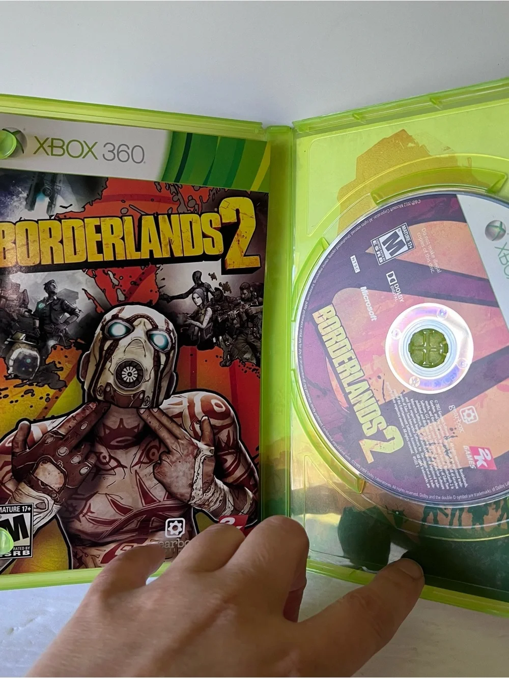 Xbox 360 Game Borderlands 2 with Booklet Tested and Works
